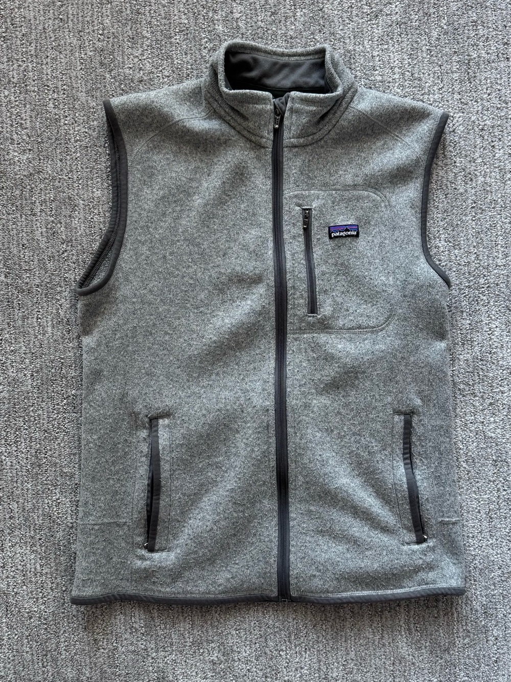Patagonia Men's Heather Gray Better Sweater Vest